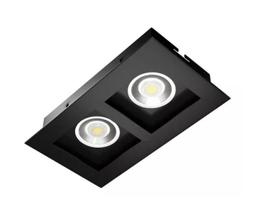 Spot Embutido Mr16 Recuado Duplo Para Dicroica