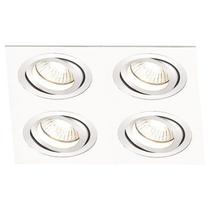 Spot embutido quad ecco 4xminidicroica - br