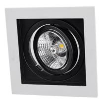 Spot Embutir Conecta Br/ Preto ABS Click Dl146AR70W Bella P/ Gu10 ST2341