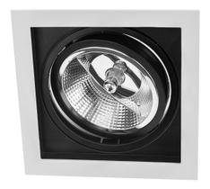 Spot Embutir Conecta Br/ Preto Click p/ AR111 Bella DL146AR111W ST2364