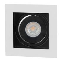 Spot Embutir Conecta Click ABS Br/ Preto p/ MR11 DL146MDWB Bella ST2365