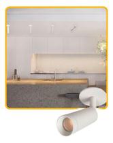 Spot Embutir Direcionável Mini Led 5w Bivolt Alumínio 3000k