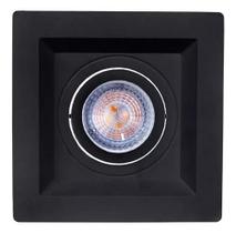 Spot Embutir Direcionável Recuado 12x12cm Gu10 Dicroica