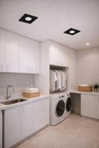 Spot embutir face plana quadrada orientavel lampada mr16 soquete gu10 ip20 il0074 interlight luminária alto padrão minimalista residencial comercial Spot embutir face plana quadrada orientavel lampada mr16 soquete gu10 ip20 il0074 interlight luminária alto padrão minimalista residencial comercial