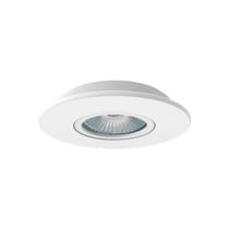 Spot Embutir Face Plana Redondo Branco p/1 Mini Dicroica Alumínio IL0071 - Interlight