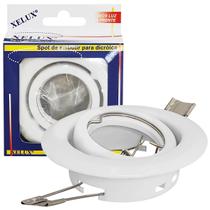 Spot Embutir Gesso Dicroica Ou Led Mr11 Gu10 Branco