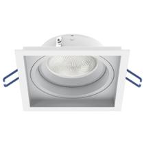 Spot Embutir Interlight Par20 Recuado E27 Branco