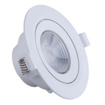 Spot Embutir Led Pp 12W Luminária Teto Gesso Drywall Bivolt