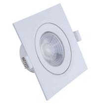 Spot Embutir Led Pp 12W Luminária Teto Gesso Drywall Bivolt