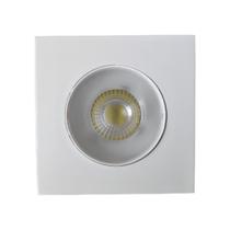Spot Embutir Led Quadrado Direcionável 5w Gesso Teto bivolt Spot Embutir Led Quadrado Direcionável 5w Gesso Teto bivolt