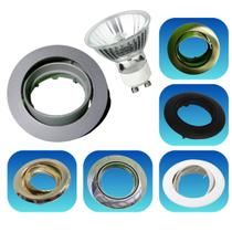 SPOT EMBUTIR MOVEL REDONDO MR16 - COM LAMPADA 50w