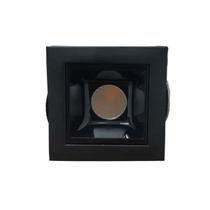 Spot Embutir Neo 1 Led 2W 3000K Preto Bivolt - Delis - DS4082