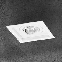 Spot Embutir P/lamp Par20 Aluminio Quad Branco Textur. 1012/1 Itamont