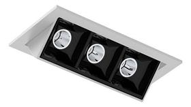 Spot Embutir Picco Orientável Interlight 4582ab 4000k Estrutura Branco Preto