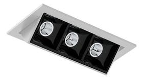 Spot Embutir Picco Triplo Interlight 7w 12 2700k 4582 Fe Cor BrancoPreto
