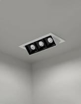Spot Embutir Picco Triplo Orientável Interlight 4582ab