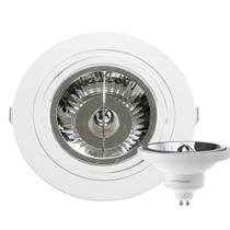 Spot Embutir Plana AR111 + Lâmpada LED 12W 4000K Save Energy Spot Embutir Plana AR111 + Lâmpada LED 12W 4000K Save Energy