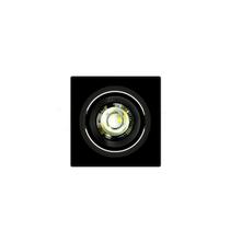 Spot Embutir Quadrado Alltop Led Mr11 3w 3000k 38º Pr Preto