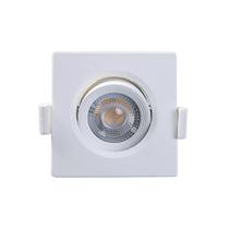 Spot Embutir Quadrado Alltop Led Mr11 3w 3000k 38º