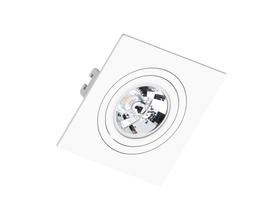 Spot Embutir Quadrado Branco ABS Plano P/ 1xAr70 Save Spot Embutir Quadrado Branco ABS Plano P/ 1xAr70 Save