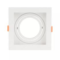 Spot Embutir Quadrado Conecta AR70 1xAR70 Branco Bella Spot Embutir Quadrado Conecta AR70 1xAR70 Branco Bella