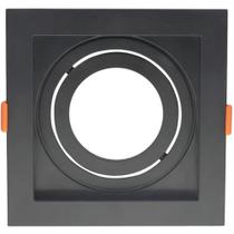 Spot Embutir Quadrado Conecta Bella ABS PAR 20 1xE27 PT Spot Embutir Quadrado Conecta Bella ABS PAR 20 1xE27 PT