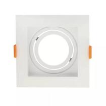 Spot Embutir Quadrado Conecta Dicroica 1xGU10 BR/BR Bella