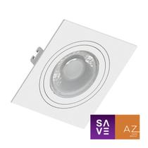 Spot Embutir Quadrado Face Plana Dicroica Mr16 Branco Spot Embutir Quadrado Face Plana Dicroica Mr16 Branco