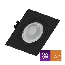 Spot Embutir Quadrado Face Plana Dicroica Mr16 Preto Spot Embutir Quadrado Face Plana Dicroica Mr16 Preto