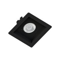 Spot Embutir Quadrado Preto ABS Recuado P/ 1xMR11 Save Spot Embutir Quadrado Preto ABS Recuado P/ 1xMR11 Save