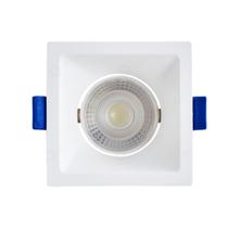 Spot Embutir Quadrado Recuado Branco 9,4cm Led 6W 6500K Bivolt
