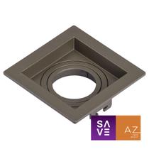 Spot Embutir Quadrado Recuado Dicroica Mr16 Chumbo