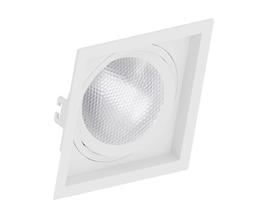 Spot embutir quadrado recuado par 30 branco Spot embutir quadrado recuado par 30 branco