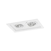 Spot Embutir Recuado 1012/2 alumínio 2xPar20 BRANCO 18x29cm ITAMONTE Spot Embutir Recuado 1012/2 alumínio 2xPar20 BRANCO 18x29cm ITAMONTE