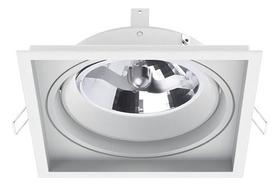 Spot Embutir Recuado Orientável Mr111 Interlightil4730 Cor Branco