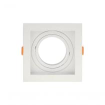Spot Embutir Recuado Par 30 E27 Quadrado Direcionável Branco Spot Embutir Recuado Par 30 E27 Quadrado Direcionável Branco