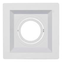 Spot Embutir Recuado Quadrado 12cm Branco Megalux