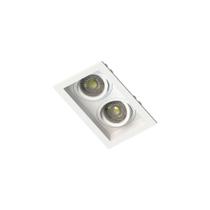 Spot Embutir Recuado Save Energy 2 Lâmpadas Bivolt Branco Spot Embutir Recuado Save Energy 2 Lâmpadas Bivolt Branco