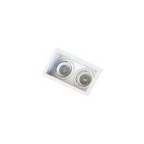 Spot Embutir Recuado Save Energy 2 Lâmpadas Mr11 Gu10 Bivolt Branco Spot Embutir Recuado Save Energy 2 Lâmpadas Mr11 Gu10 Bivolt Branco