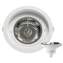 Spot Embutir Recuo AR111 + Lâmpada LED 12W 4000K Save Energy