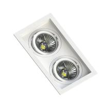 Spot Embutir Recuo P/2 Lamp AR11 GU10 Branco Save Energy