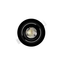 Spot Embutir Redondo Alltop Led Mr16 5w 3000k 38º Pr Preto