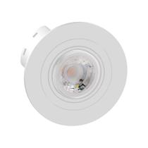 Spot Embutir Redondo Branco ABS Plano P/ 1xMR11