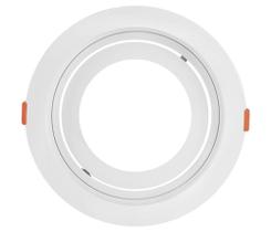 Spot Embutir Redondo Branco ABS Recuado P/ 1xPar30 Opus