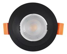 Spot Embutir Redondo Recuado 3W 4100K Preto Blumenau