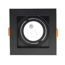 Spot Flea Embutir Quadrado Preto p/1 Dicroica MR16- Nordecor Spot Flea Embutir Quadrado Preto p/1 Dicroica MR16- Nordecor