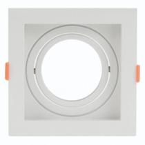 Spot Flea Embutir Recuado AR70 Direcionável Quadrado Branco Nordecor Spot Flea Embutir Recuado AR70 Direcionável Quadrado Branco Nordecor
