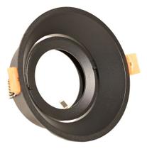 Spot Hub Micro Borda Recuado Redondo Par20 E27 15w Preto