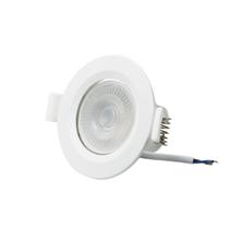 Spot Led 3w Embutir Redondo 3500K Branco Quente - Decoração Casa Loja Gesso Sanca