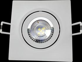 Spot Led 3w Quadrado 6500K Bivolt